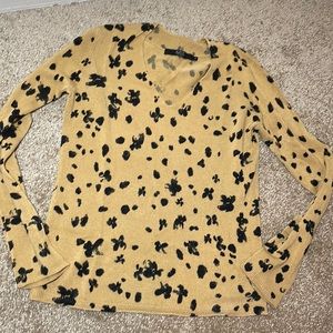Cute leopard print sweater